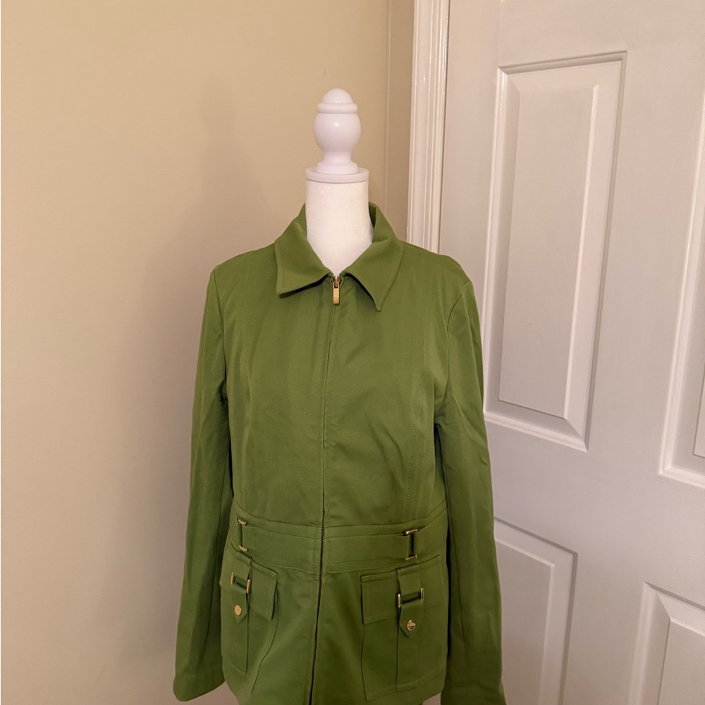 Jones New York Olive Utility Jacket